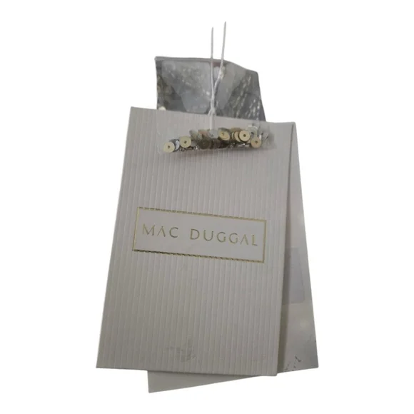 Mac Duggal Gown Size 22W Gray - Picture 7 of 9